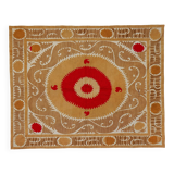 Vintage Turkish hand-knotted rug 127x150 cm