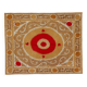 Vintage Turkish hand-knotted rug 127x150 cm