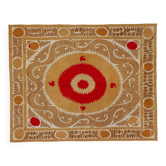 Vintage Turkish hand-knotted rug 127x150 cm