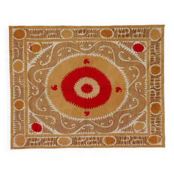 Vintage Turkish hand-knotted rug 127x150 cm