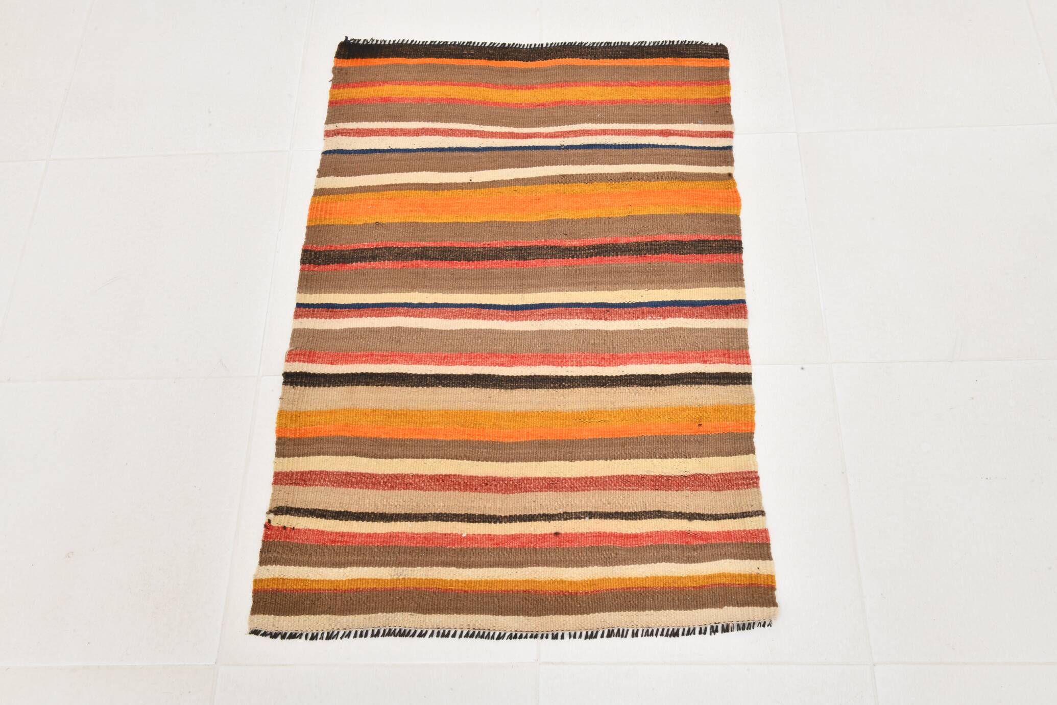 2x3 Multicolor Small Size Anatolian Kilim Rug, 66x95