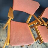 Pair of vintage bridge armchairs