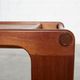 Mid-Cenntury C-Shaped Bar Trolley in Teak by K.T. Møbler