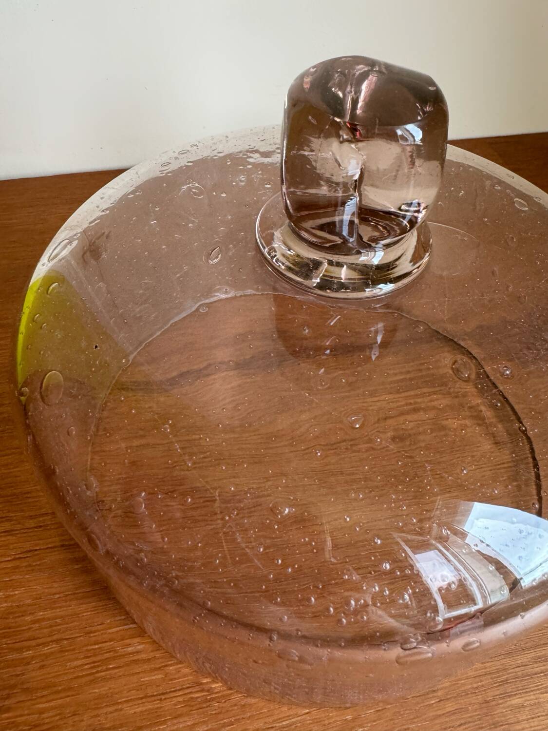 Old Biot bubbled glass bell