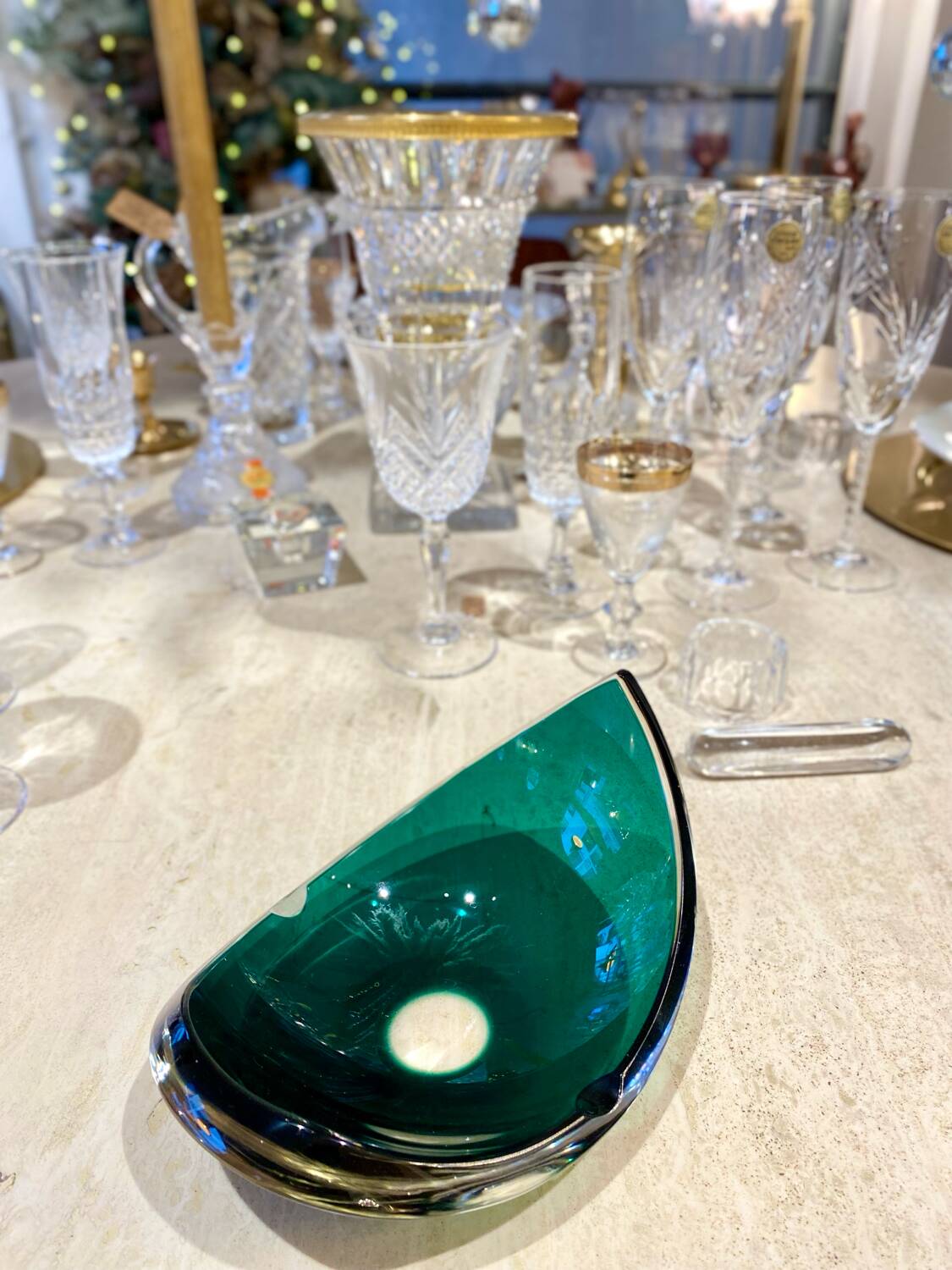 Ashtray / empty pocket Val Saint Lambert 1950 Delvenne