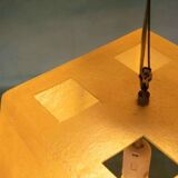 Vintage minimalist pendant lamp in fibreglass, Roche Babois