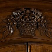 Walnut Display Cabinet, Louis XV Style – Late 19th Century