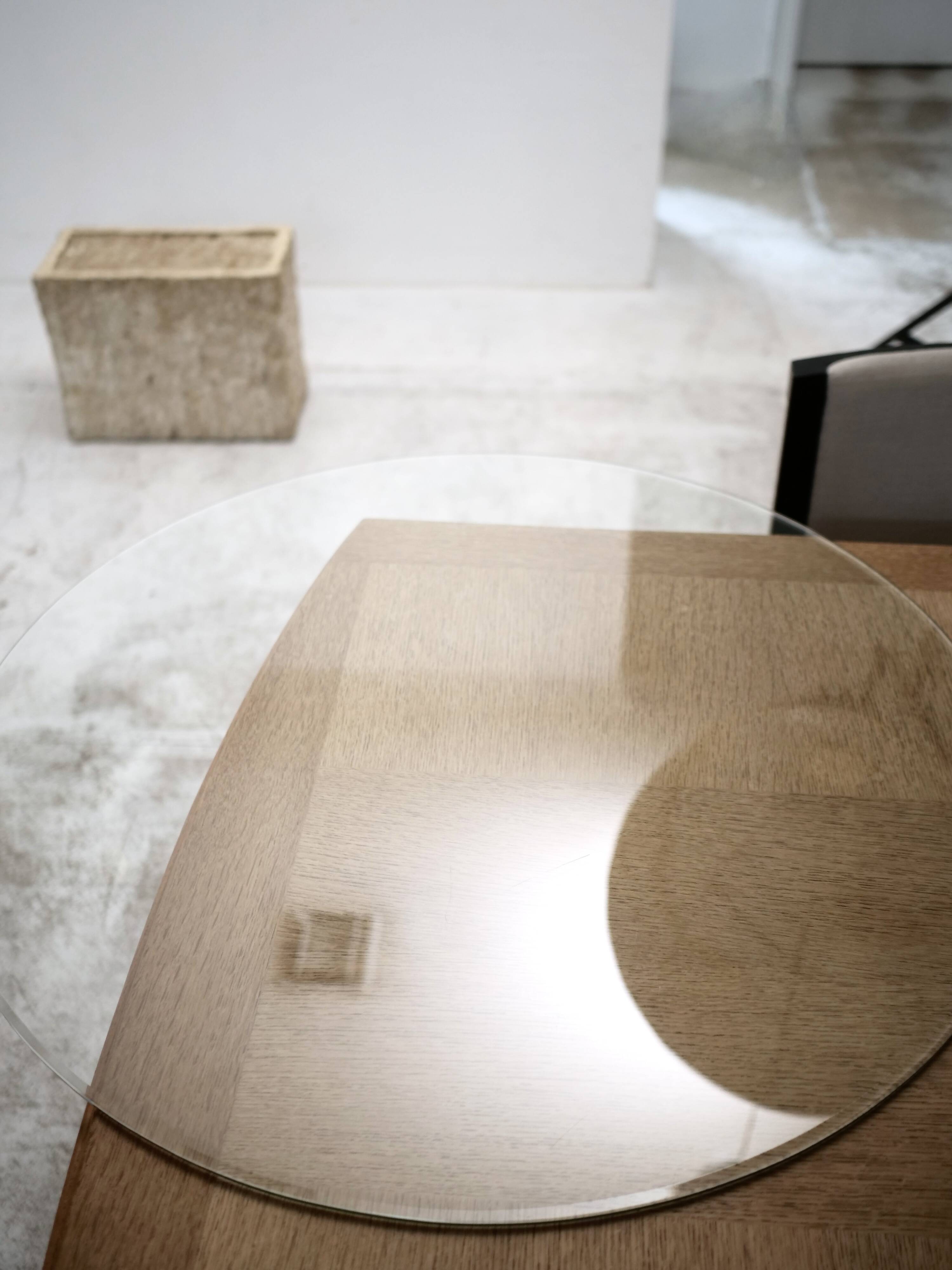 side table in travertine