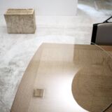 side table in travertine