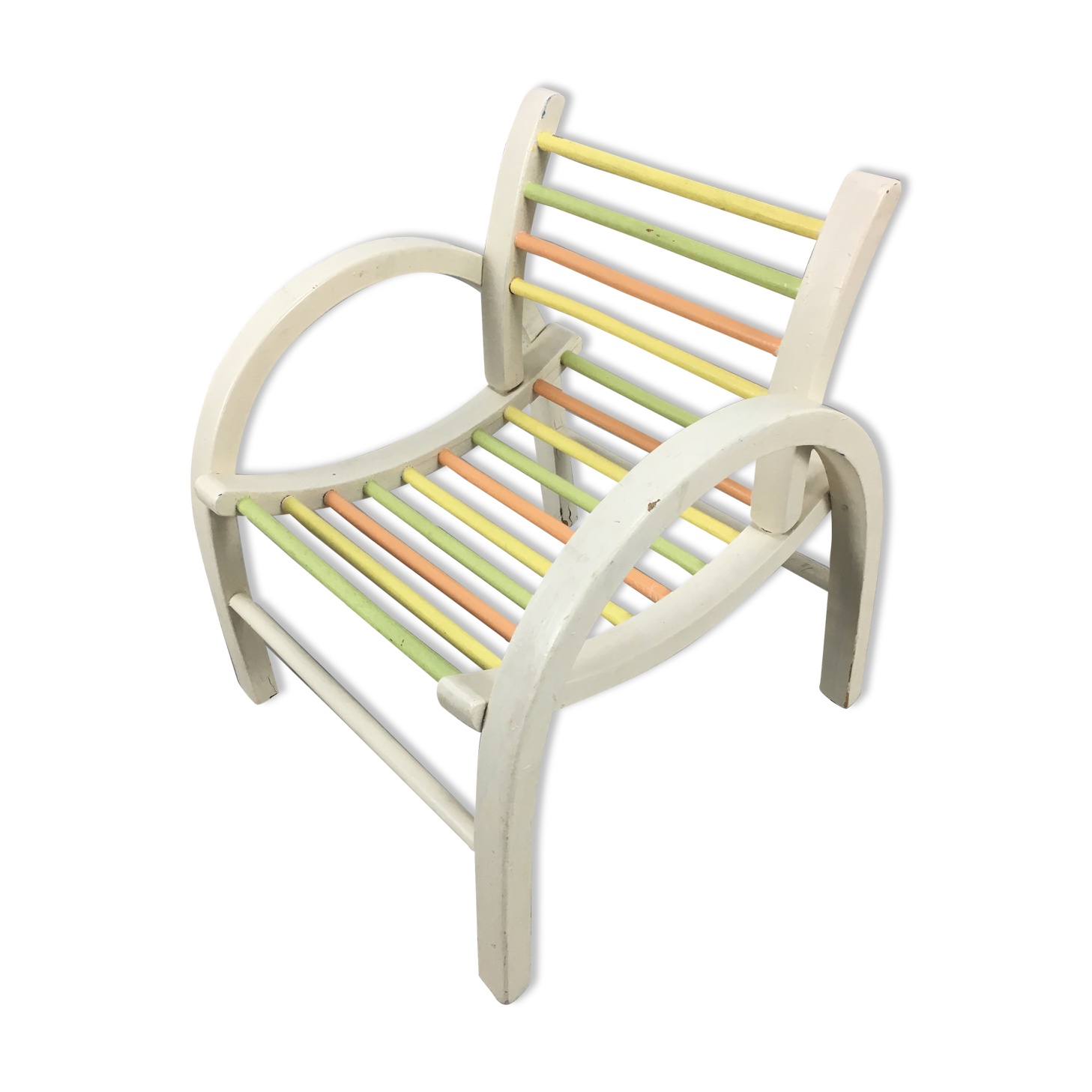 Baumann armchair with children's bars 50s