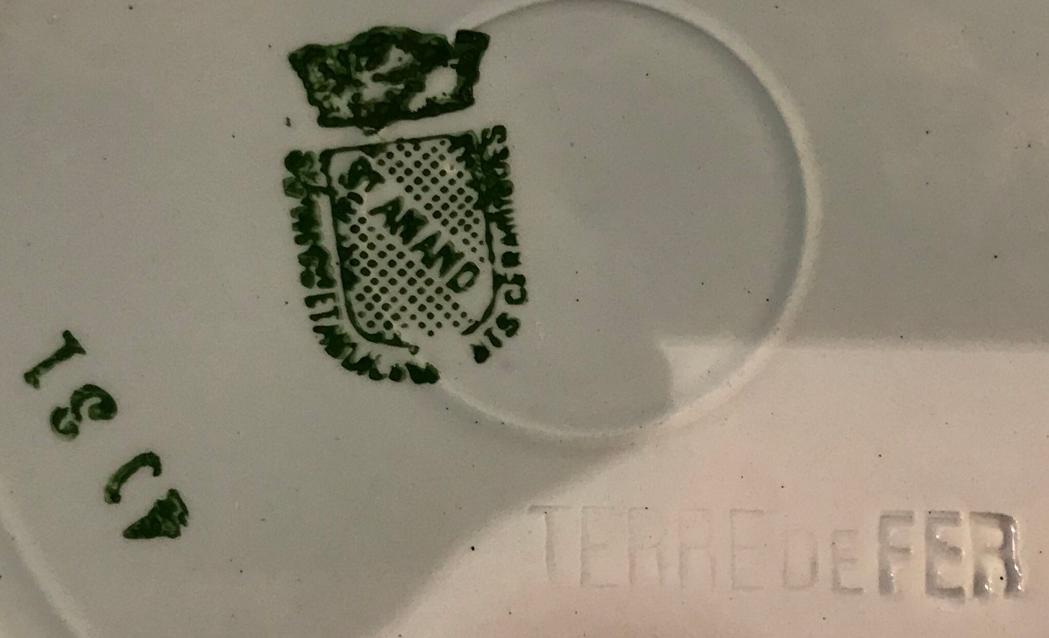 Series of 3 iron earth plates