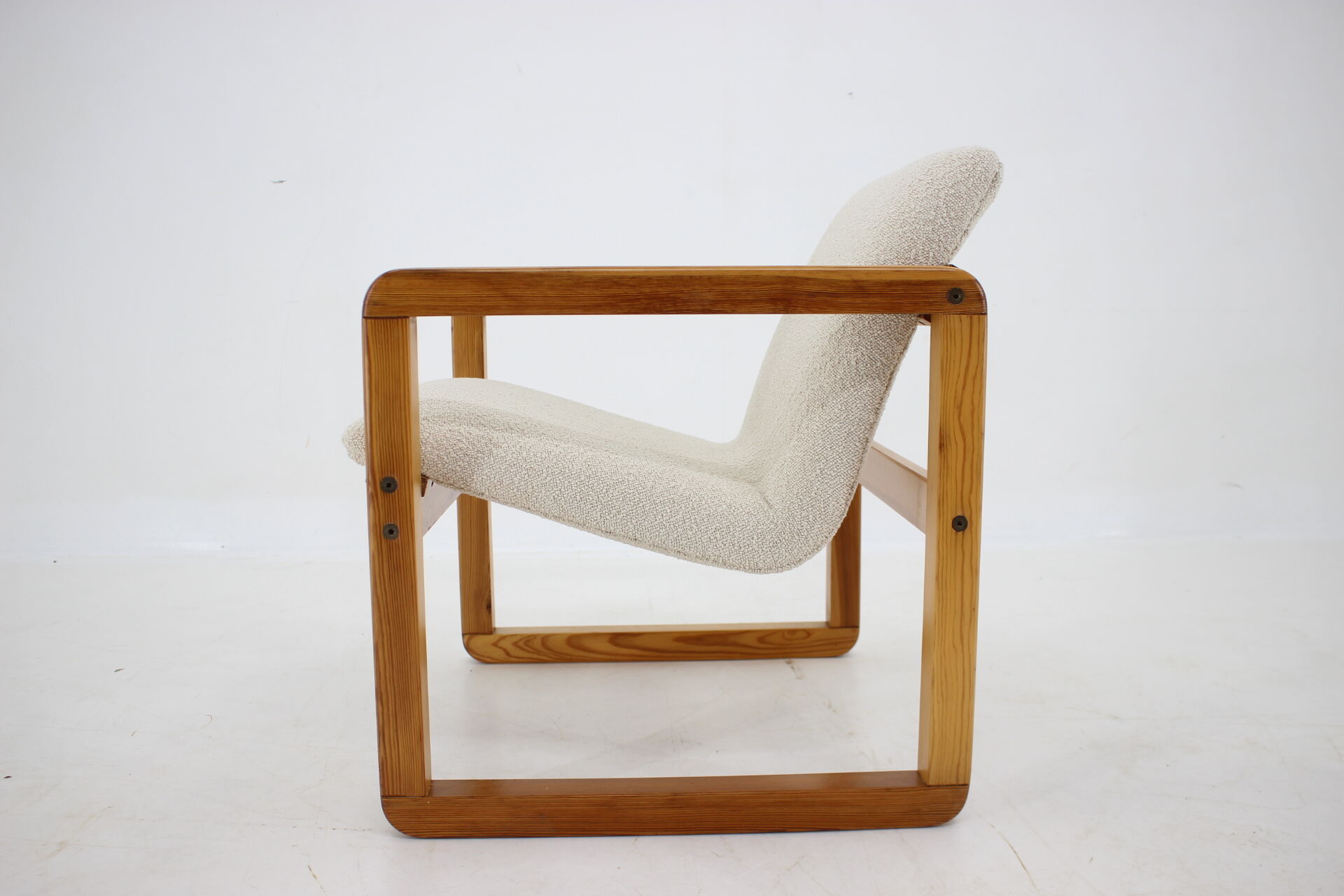 1970s Armchair in Boucle