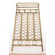Large rattan wall coat rack, Italy, 1960s.
