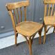 Paire de chaises bistrot vintage