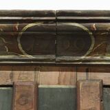Folk art painted bridal wardrobe