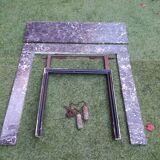 Marble fireplace late nineteenth century