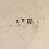 Pearl silver metal champagne bucket, shells or shells