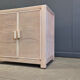 Vintage pencil reed cabinet, 1970s