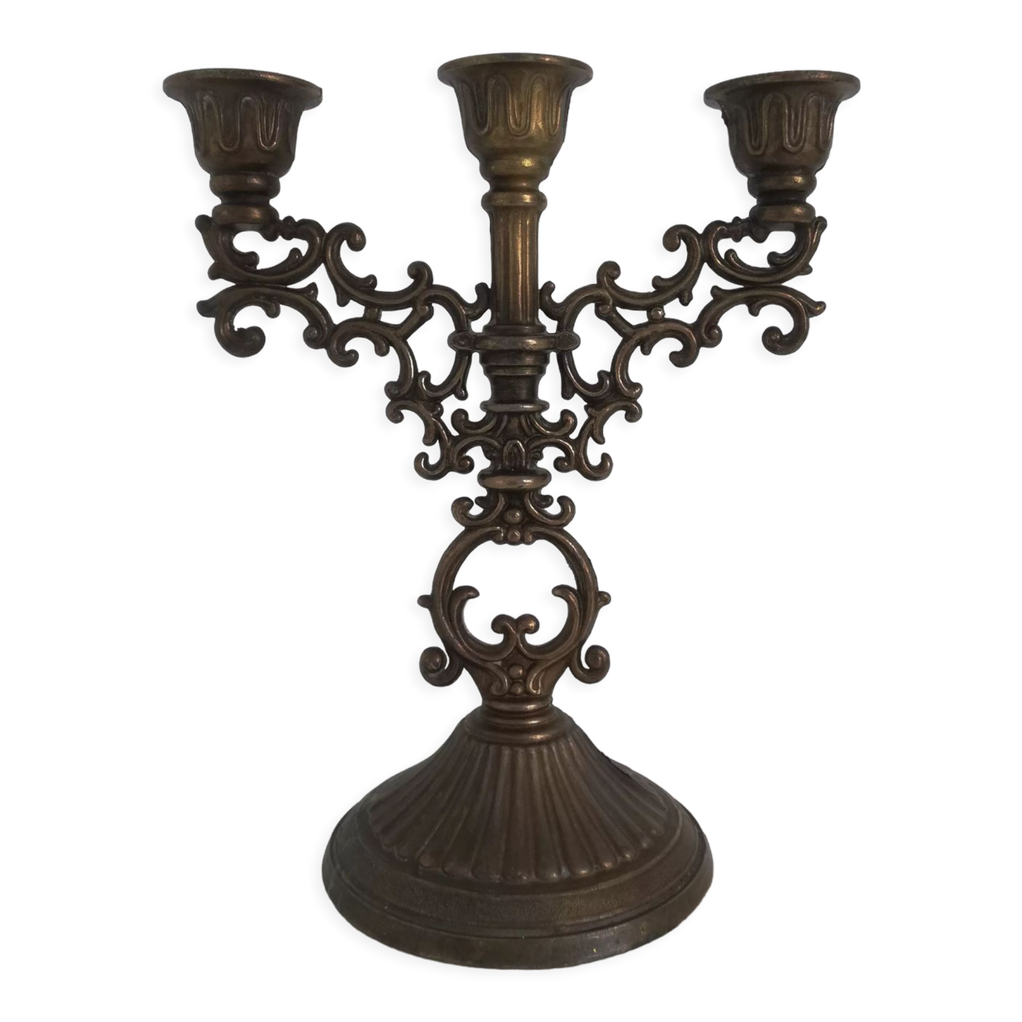 Vintage 3-burner chandelier