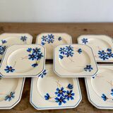 Flower plates from Moulin des Loups