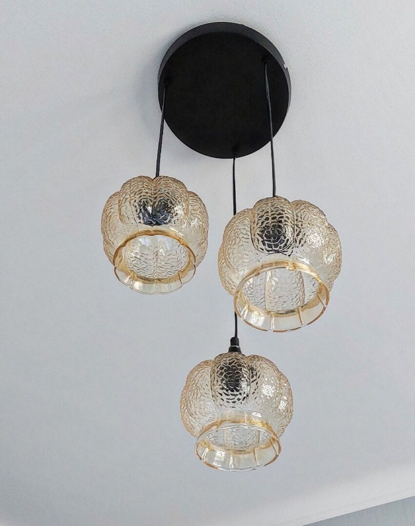 Suspension trio globe 70's