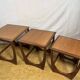 Mid- century retro vintage teak nest of tables by g plan 1960 Danish Design