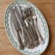 Antique silver plated mismatched cutlery - Forks and knives