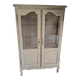 Louis XV shabby chic display cabinet