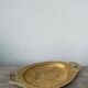 Art Deco oval silver-plated metal dish