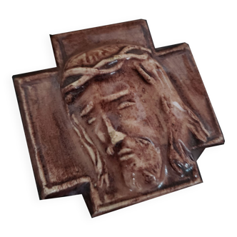 Cross of christ ceramique accolay