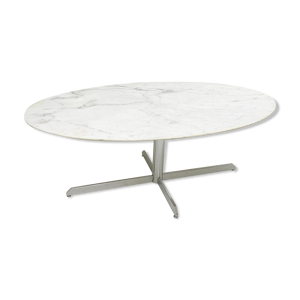 table à manger supérieure en marbre du milieu du siècle