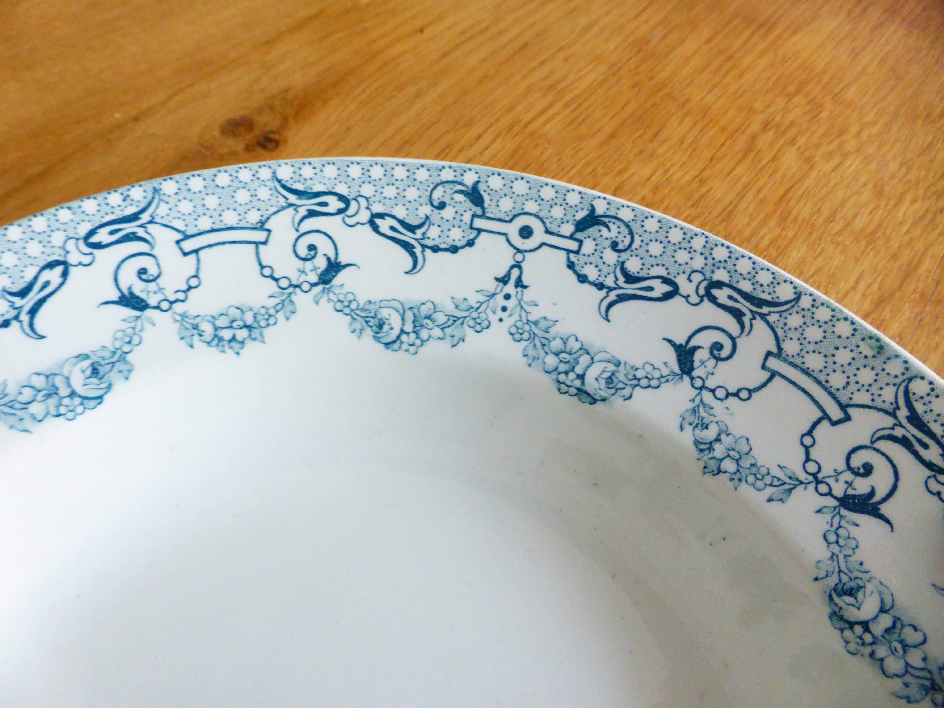 1 soup plate St Amand et Hamage model Dupleix 221266
