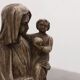 19th Century Belgian Madonna and Child Statue on Octagonal Base, Belgium