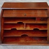Old mail organizer with curtain