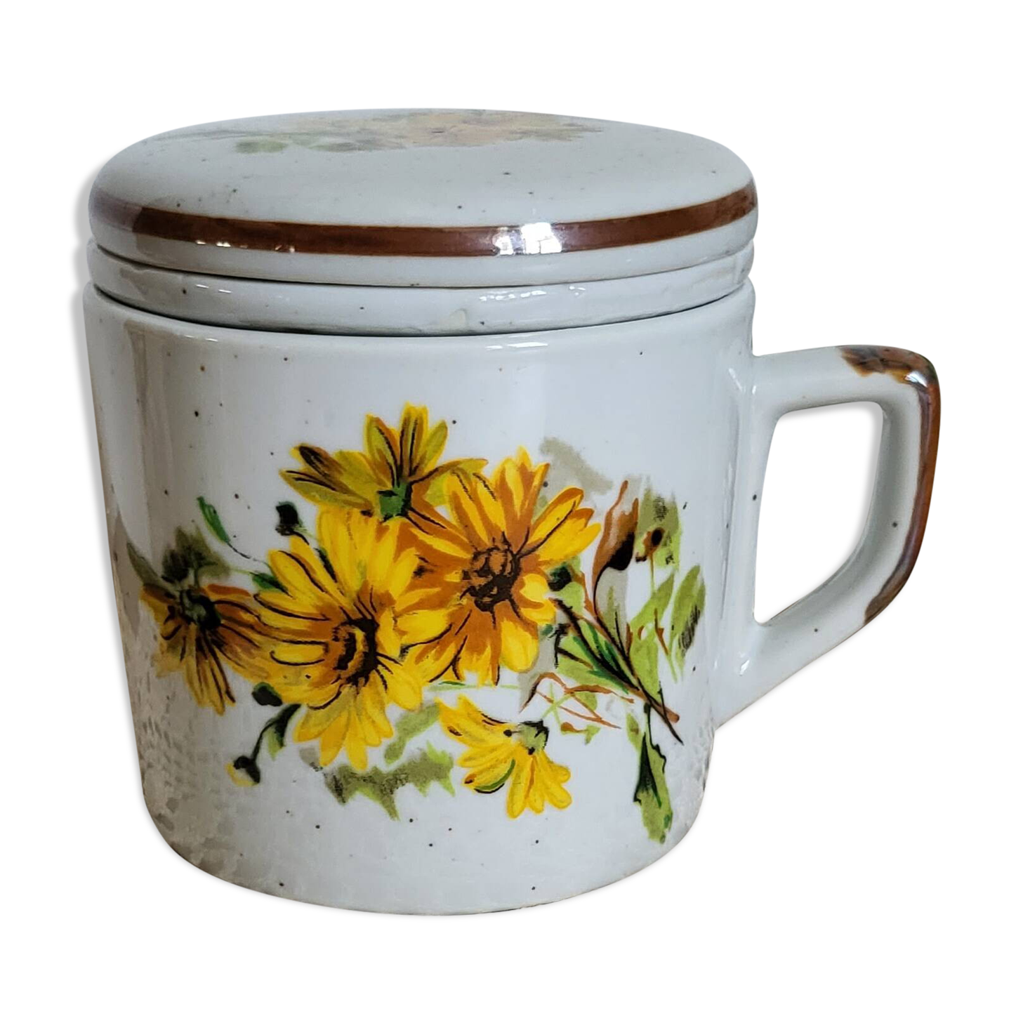 flower tea mug