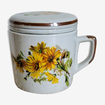 flower tea mug