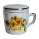Mug tisanière à fleurs