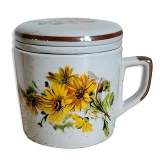 flower tea mug