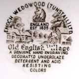 6 Wedgwood old English village dinner plates