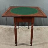 Mahogany Games Table, Louis-Philippe Period – 2nd Part of the 19th Century
