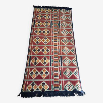 Ethnic woven rug 190 x 90
