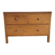Petite commode anglaise chêne 3 tiroirs