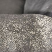 Moroso sofa set and armchairs in black leather, 1984