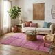 Contemporary Pink Rug - 250 x 200 cm