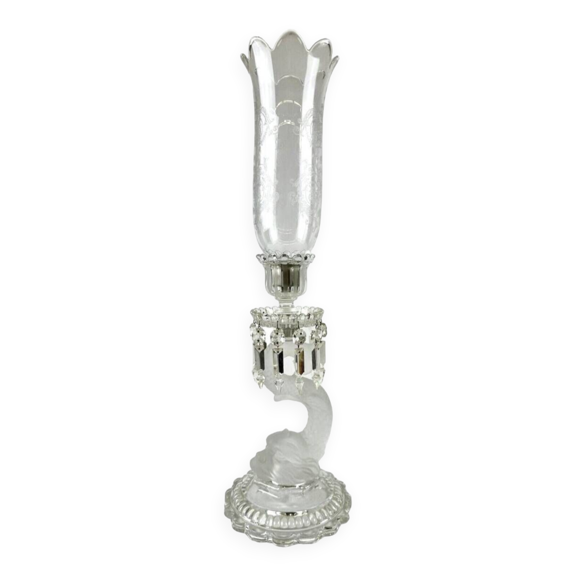 Baccarat Crystal Dolphin Tealight Holder