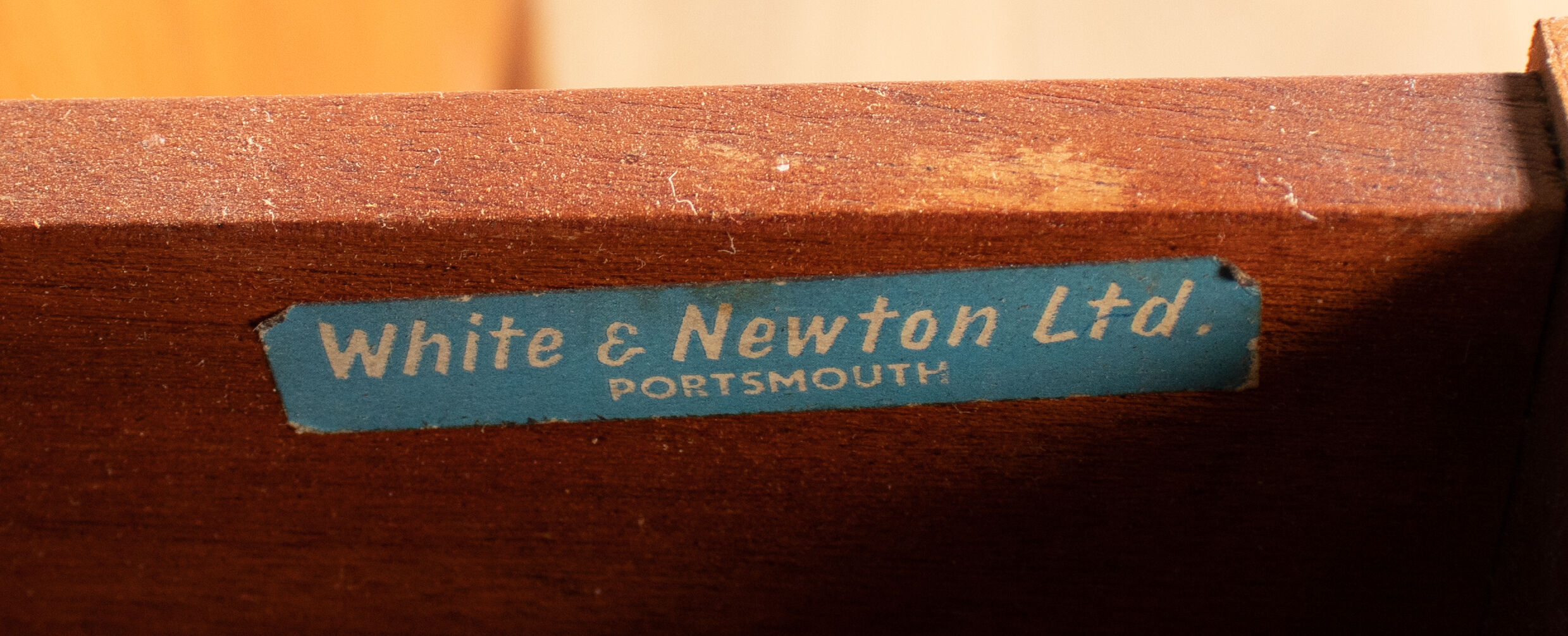 Retro Long Teak 1960s White & Newton Sideboard