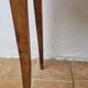 Table de chevet ancienne en bois, poignées latérales ajourées, fin XIXe