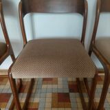 Scandinavian baumann sleigh chairs