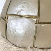 Vintage day abat to hang in mother-of-pearl and brass