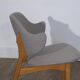 Vintage Scandinavian wooden armchair 1960